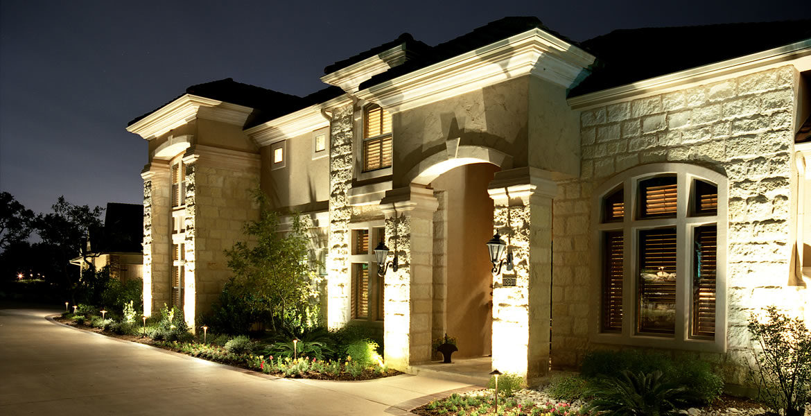 Bring Life to the Architecture with Exterior Lights - Outdoor Landscape Lighting Installations and Designs by Elite Lighting Designs